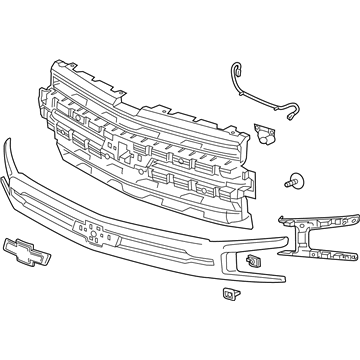 GM 84699837 Grille Assembly, Front