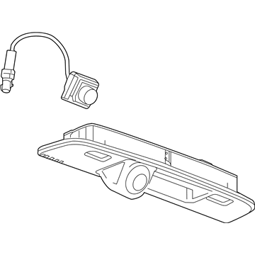 GM 84570010 Module Assembly, Rear Lic Plt Lp