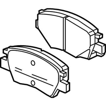 2023 Chevrolet Bolt EV Brake Pad - 42671512