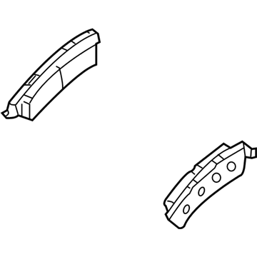 2014 Chevrolet Suburban Brake Pad - 19433094