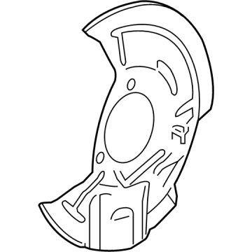 GM 42640093 Shield, Front Brk