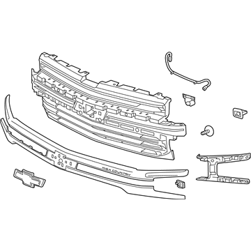 GM 84699838 Grille Assembly, Front