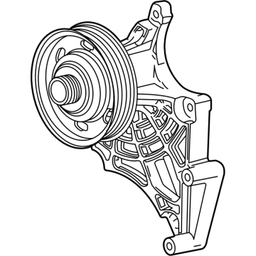 2024 Chevrolet Silverado Water Pump Pulley - 12734015