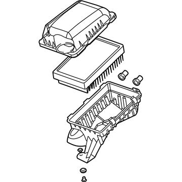 Saturn Air Filter Box - 15214780