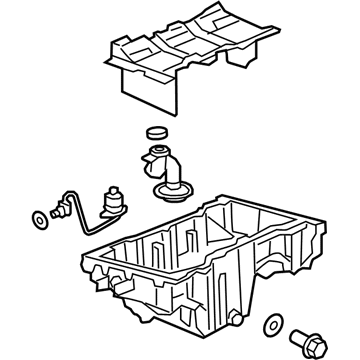 GM 12685069 Deflector Assembly, Crankshaft Oil