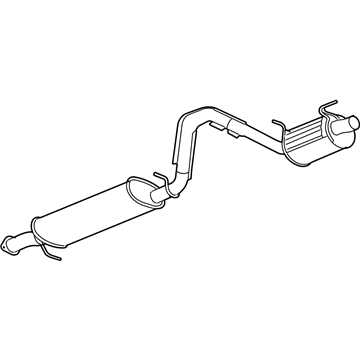 2006 Chevrolet Trailblazer Exhaust Pipe - 25839185