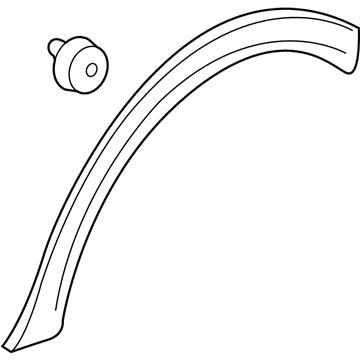 GM 42438507 Molding Assembly, Rear Wheel Opening