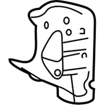 GM 92273435 Brace Assembly, Body Hinge Pillar (To Front Wheelhouse Panel U