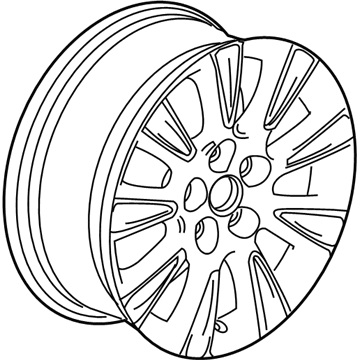 Buick Allure Spare Wheel - 9598756