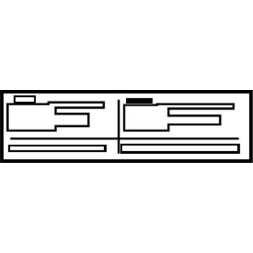 GM 22755833 Label, Battery Warning