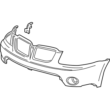 2007 Pontiac Torrent Bumper - 19120956