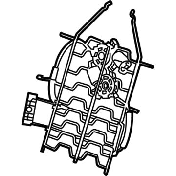 GM 84372824 Lumbar Assembly, F/Seat Bk