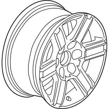 GM 20937768 Wheel, 18X8.5J Aluminum 24Mm Outside 139.7X6Xm14 B