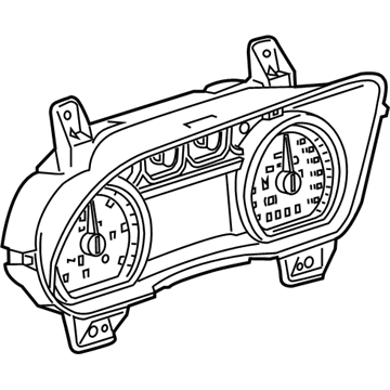 2017 Chevrolet Silverado Speedometer - 84597922