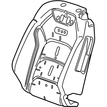 GM 84427086 Pad Assembly, F/Seat Bk