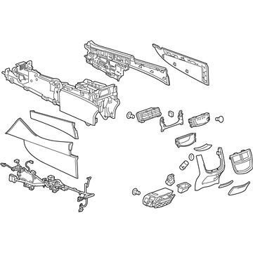 GM 84152766 Console Assembly, Front Floor *Platinum