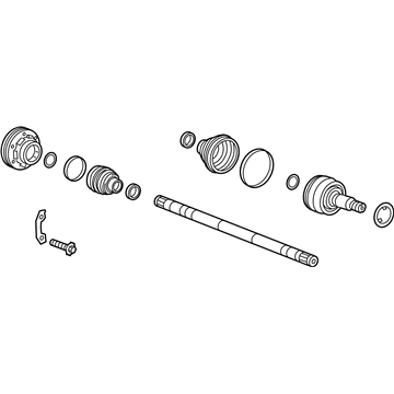 GM 84309444 Shaft Assembly, Rear Whl Drv