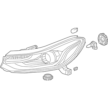 GM 42725480 Headlamp Assembly, Front