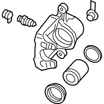 GM 13511036 Caliper,Rear Brake