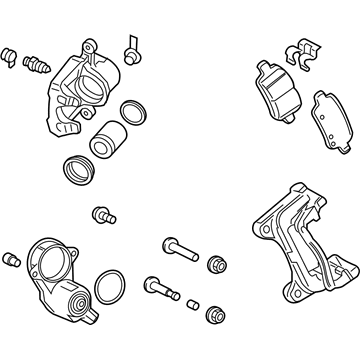 GM 84169851 HOUSING-RR BRK CLPR