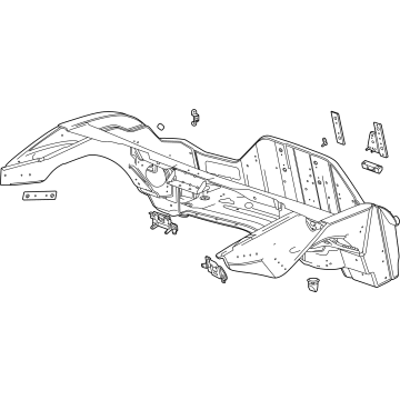 GM 85537240 PANEL ASM-R/CMPT