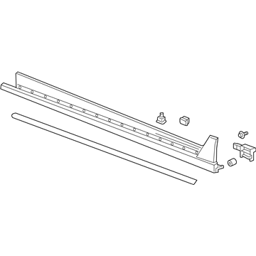 GM 23411543 Molding Assembly, Rocker Panel *Service Primer