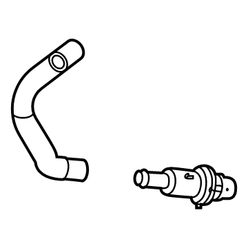 2021 Chevrolet Corvette Radiator Hose - 84660335