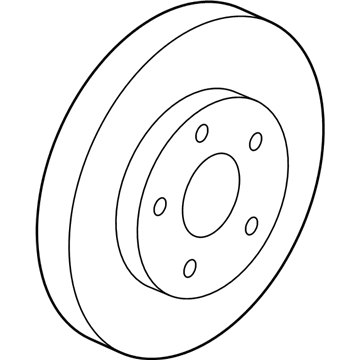 GM 13517843 Front Brake Rotor (Coated)