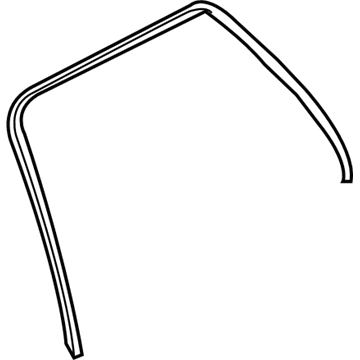 GM 25790859 Channel Assembly, Rear Side Door Window (Secondary)