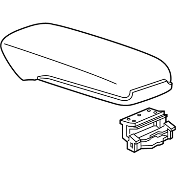 GM 42625008 Armrest Assembly, F/Flr Cnsl *Dark Galvanie