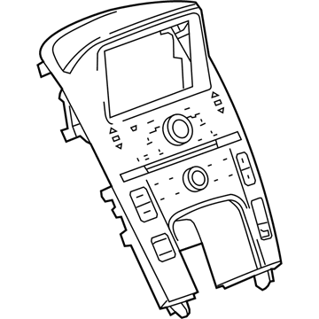 GM 84500769 Control Assembly, Am/Fm Stereo Rdo *Dk Ar Sil Hg