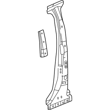 GM 22844495 Reinforcement Assembly, Center Pillar Outer Panel