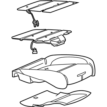 2017 Chevrolet Trax Seat Cushion Pad - 95259614