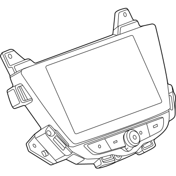 GM 42742484 Control Assembly, Am/Fm Stereo Rdo *Jet Black