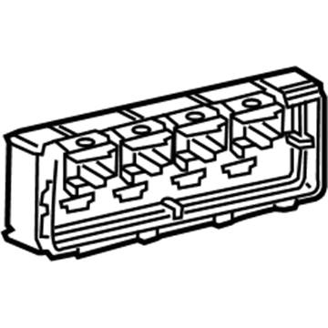 GM 84583889 Heater & Air Conditioner Control Assembly Remote