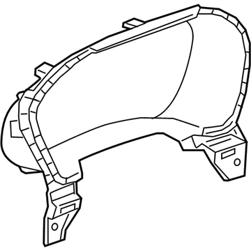 GM 84237081 Plate, I/P Cstr Tr