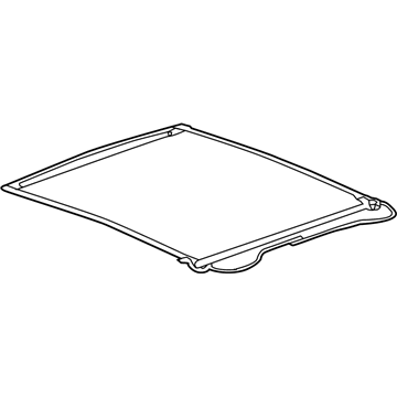 GM 23133736 Sunshade Assembly, Sun Roof *Black