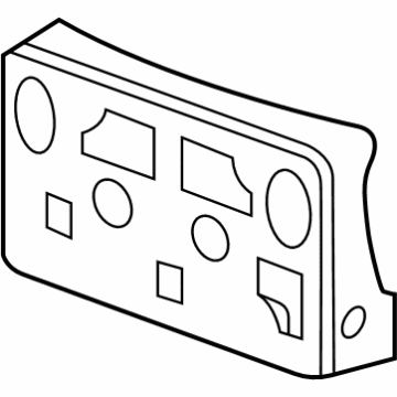 GM 84517525 Bracket, Front Lic Plt