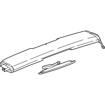 GM 84225272 Bar Assembly, Pick Up Box Bridge *Argent