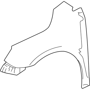 GM 90767106 Fender, Front (Rh)