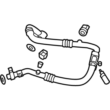 GM 86807334 HOSE ASM-A/C CNDSR & EVPR