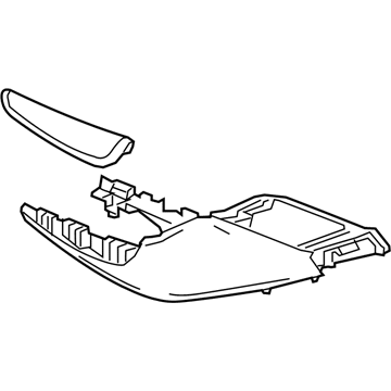 2023 Chevrolet Malibu Center Console Base - 84699929