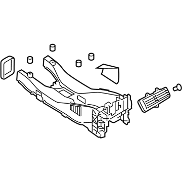 Chevrolet SS Center Console Base - 92272728