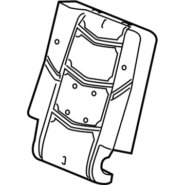 GM 23470765 Pad, Rear Seat Back