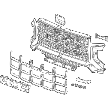 GM 85612255 GRILLE ASM-FRT *BLACK