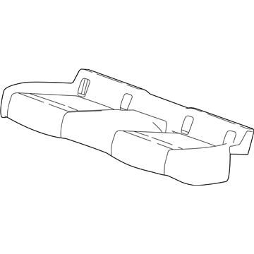 GM 39097031 Cover Assembly, R/Seat Cush *Shale