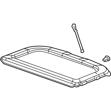 GM 42472883 Shade Assembly, Luggage *Cocoa