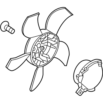 2020 Chevrolet Suburban Fan Motor - 85565557