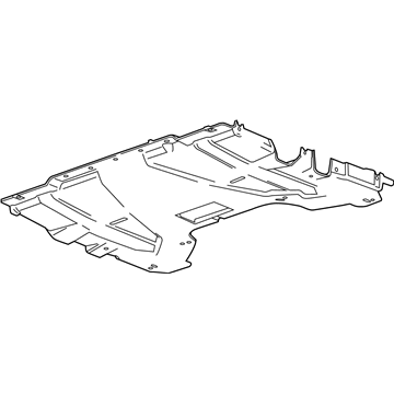 GM 23451080 Shield, Front Compartment Lower Noise