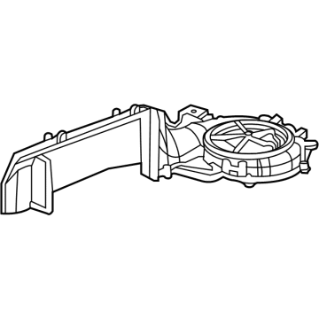 GM 84763271 Case, A/C Evpr Upr